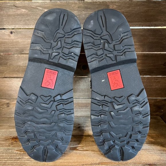 Mens Chrome BLCKCHRM Debuts Black‎ Leather Combat Bike Messenger Boots Size 11 M - Picture 5 of 6